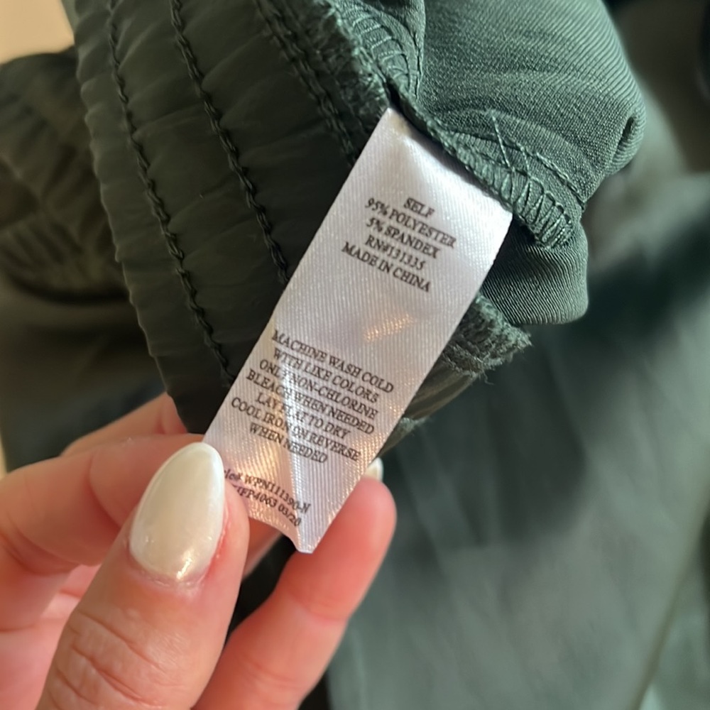Women's Dark Green Jogger Pants - Picture 8 of 8